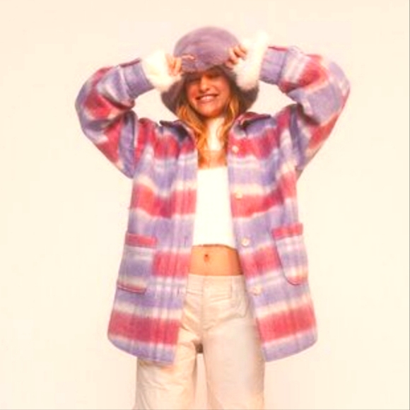 Forever 21 Plaid Shacket - Picture 1 of 6